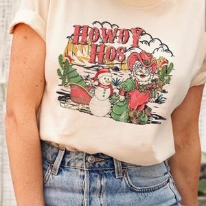 Howdy Hos Tee Christmas